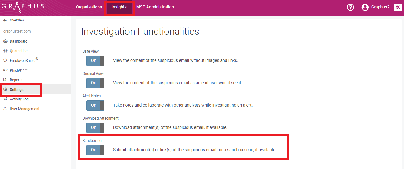 Sandboxing Feature Guide Kaseya