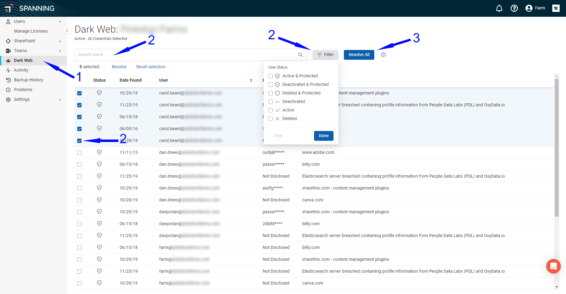 Dark  Monitoring Compromise Record Resolution Kaseya