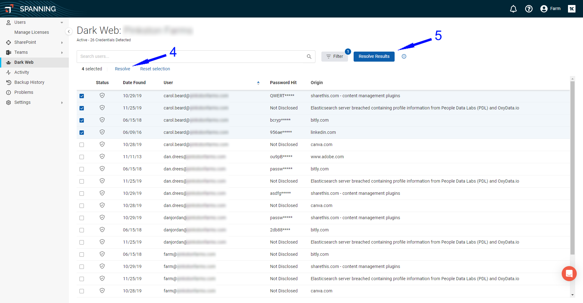 Dark  Monitoring Compromise Record Resolution Kaseya
