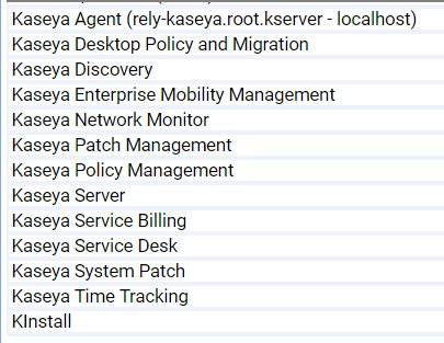 uninstall kaseya agent command line