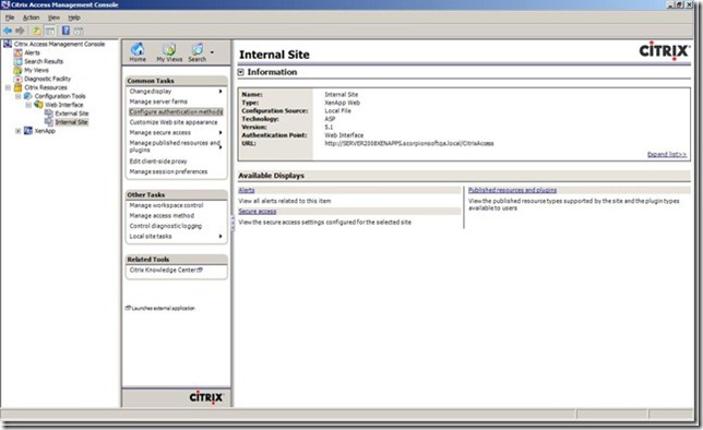 access management console xenapp 6.5
